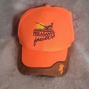 Browning Orange and Brown Pheasants Forever Hat
